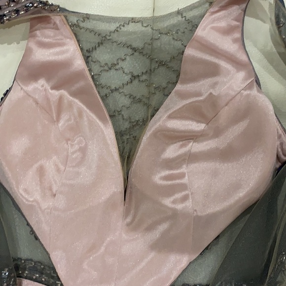 Floor length gown Navy blue size 4 - Picture 11 of 12